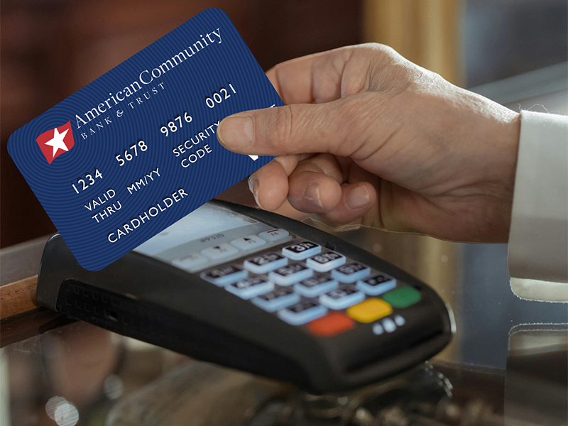 person paying with credit card
